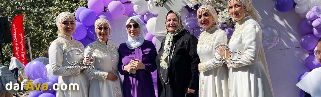 جشن شروع مدرسه با دف نوازی
